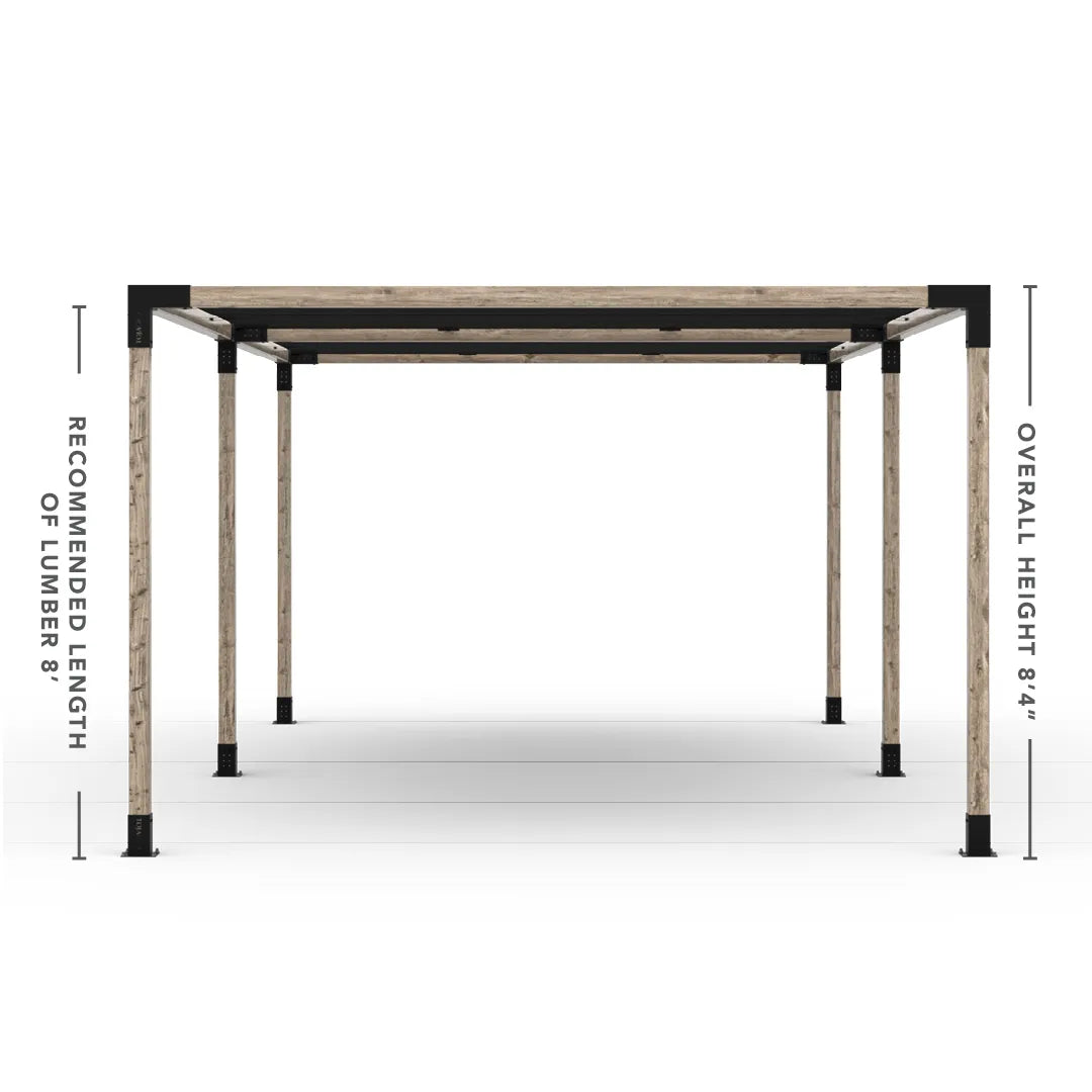 Doppeltes Pergola Kit mit 2 Shade Sail