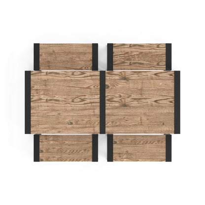 Modernes Muskoka 5 Stück Outdoor-Esszimmer