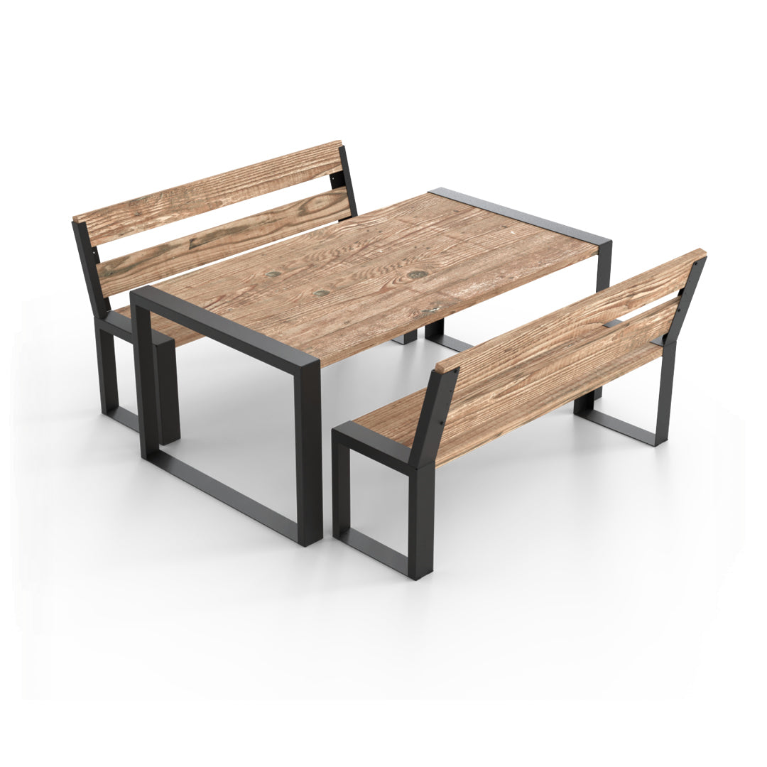 Modernes Muskoka 3 Stück Outdoor Dining Set
