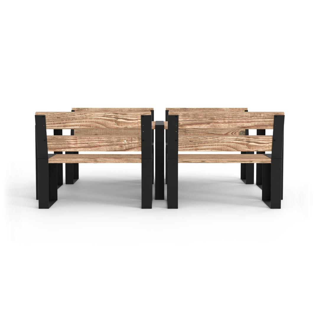Modernes Muskoka 5 Stück Outdoor-Esszimmer