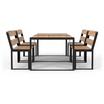 Modernes Muskoka 5 Stück Outdoor-Esszimmer