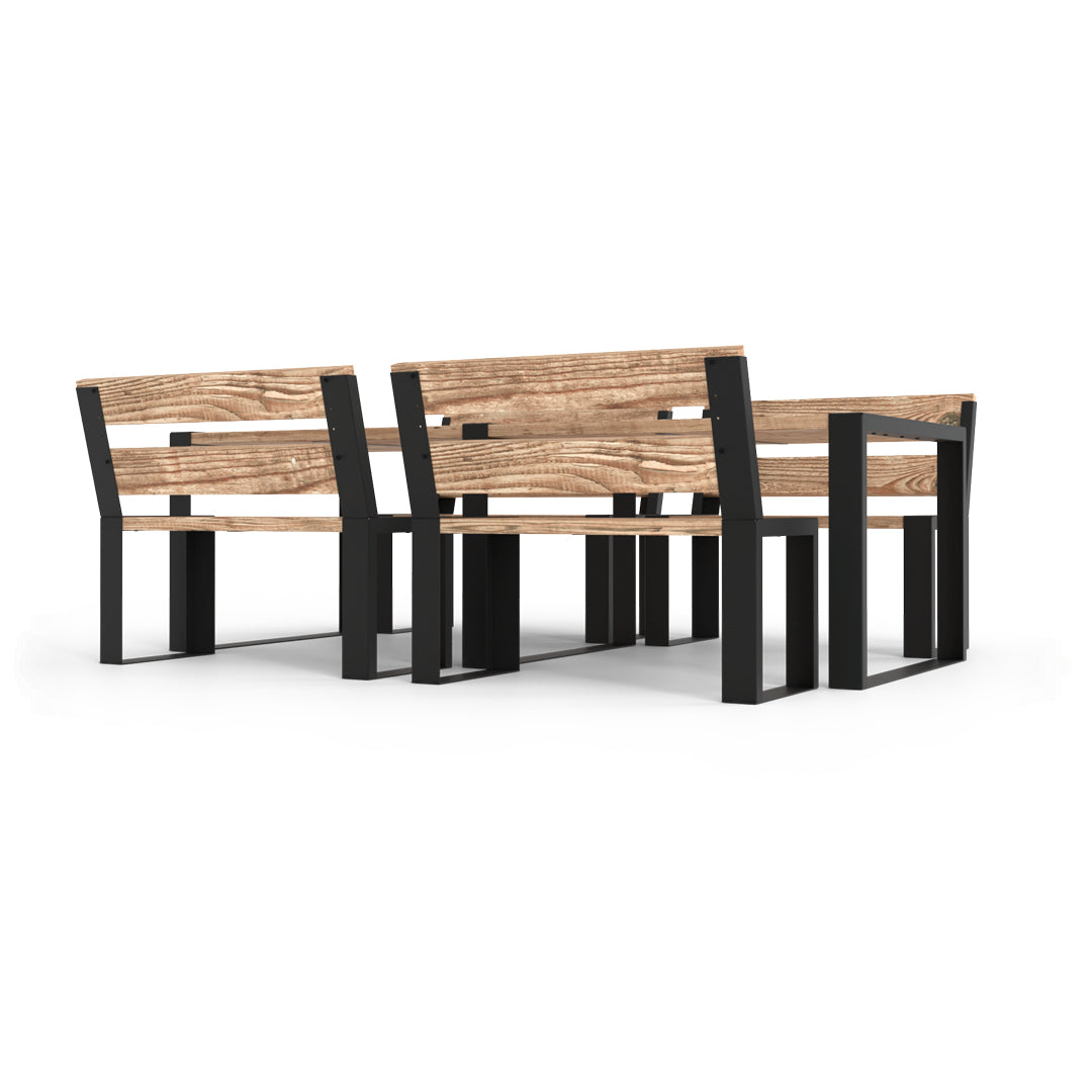Modernes Muskoka 5 Stück Outdoor-Esszimmer