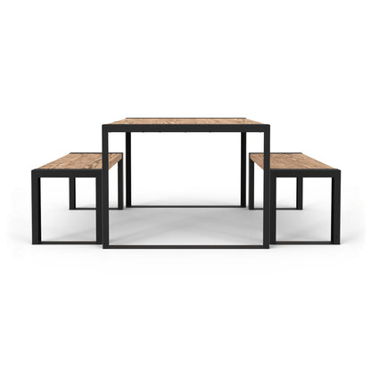 Modernes Muskoka 3 Stück Outdoor Dining Set