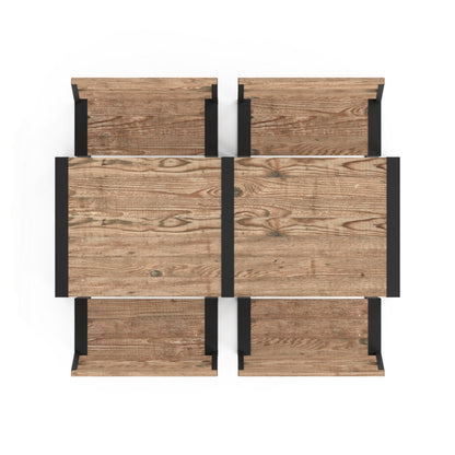 Modernes Muskoka 5 Stück Outdoor-Esszimmer