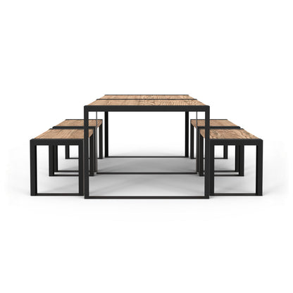 Modernes Muskoka 5 Stück Outdoor-Esszimmer
