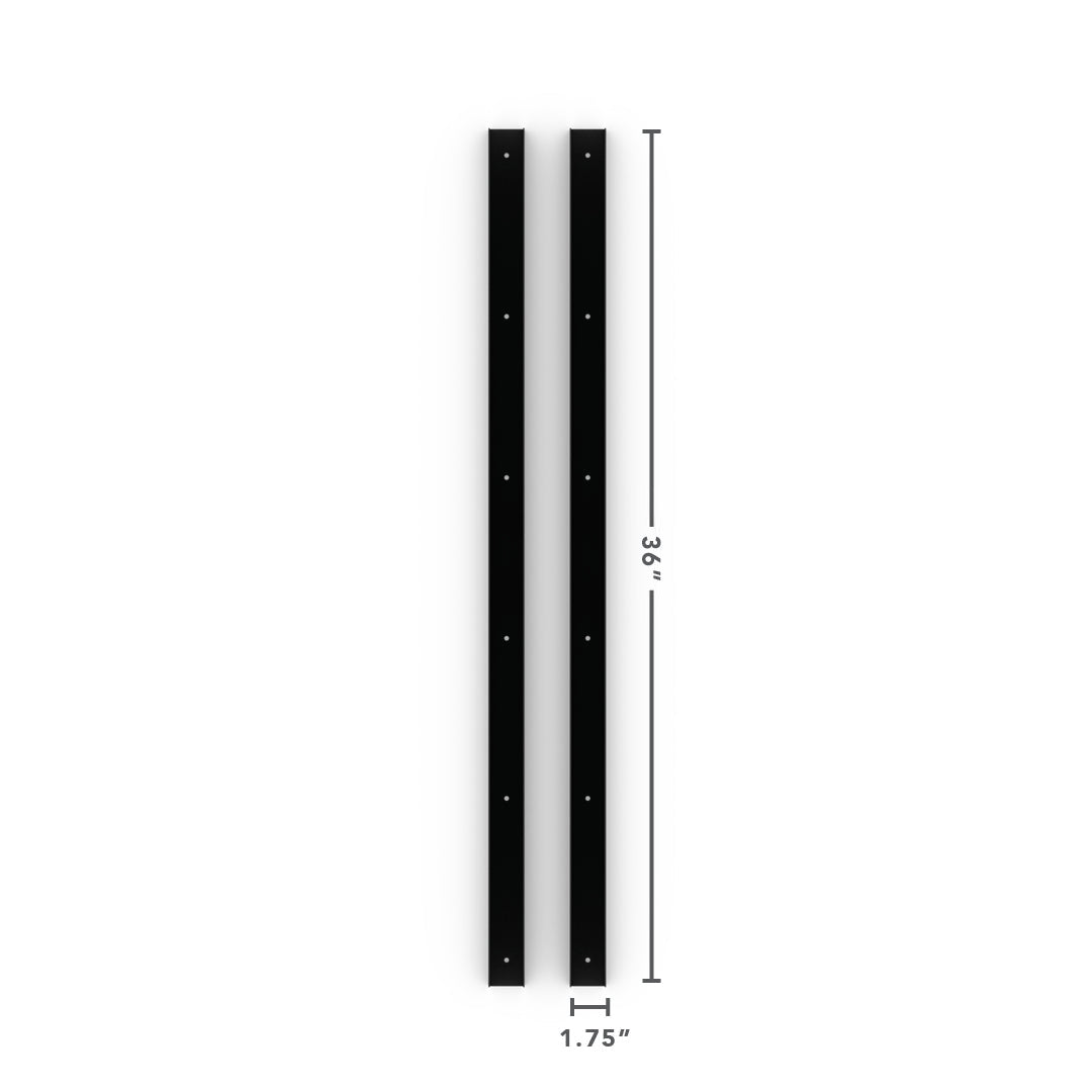 U Channel Privacy Bracket | 2 Packung
