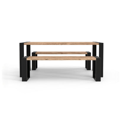 Modernes Muskoka 3 Stück Outdoor Dining Set