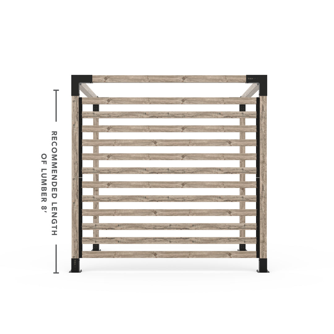 Jedes Pergola-Kit in Größe mit U-Kanälen