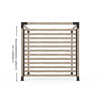 Jedes Pergola-Kit in Größe mit U-Kanälen
