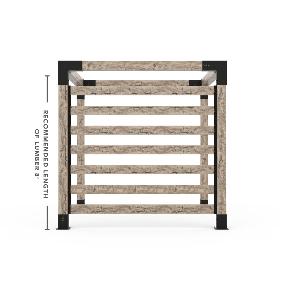 Jedes Pergola-Kit in Größe mit U-Kanälen