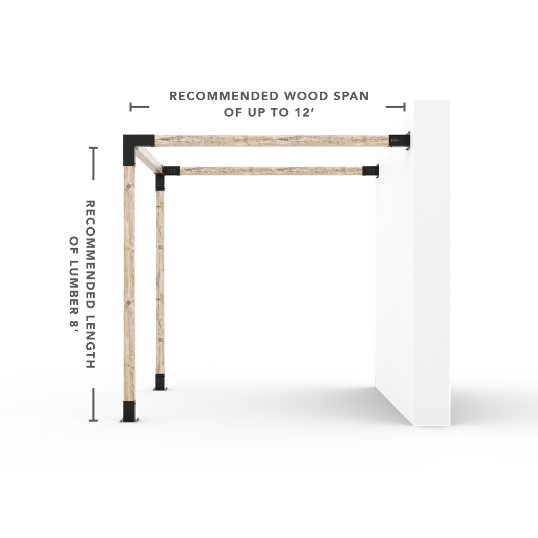 Jede Größe Wand Mount Pergola Kit