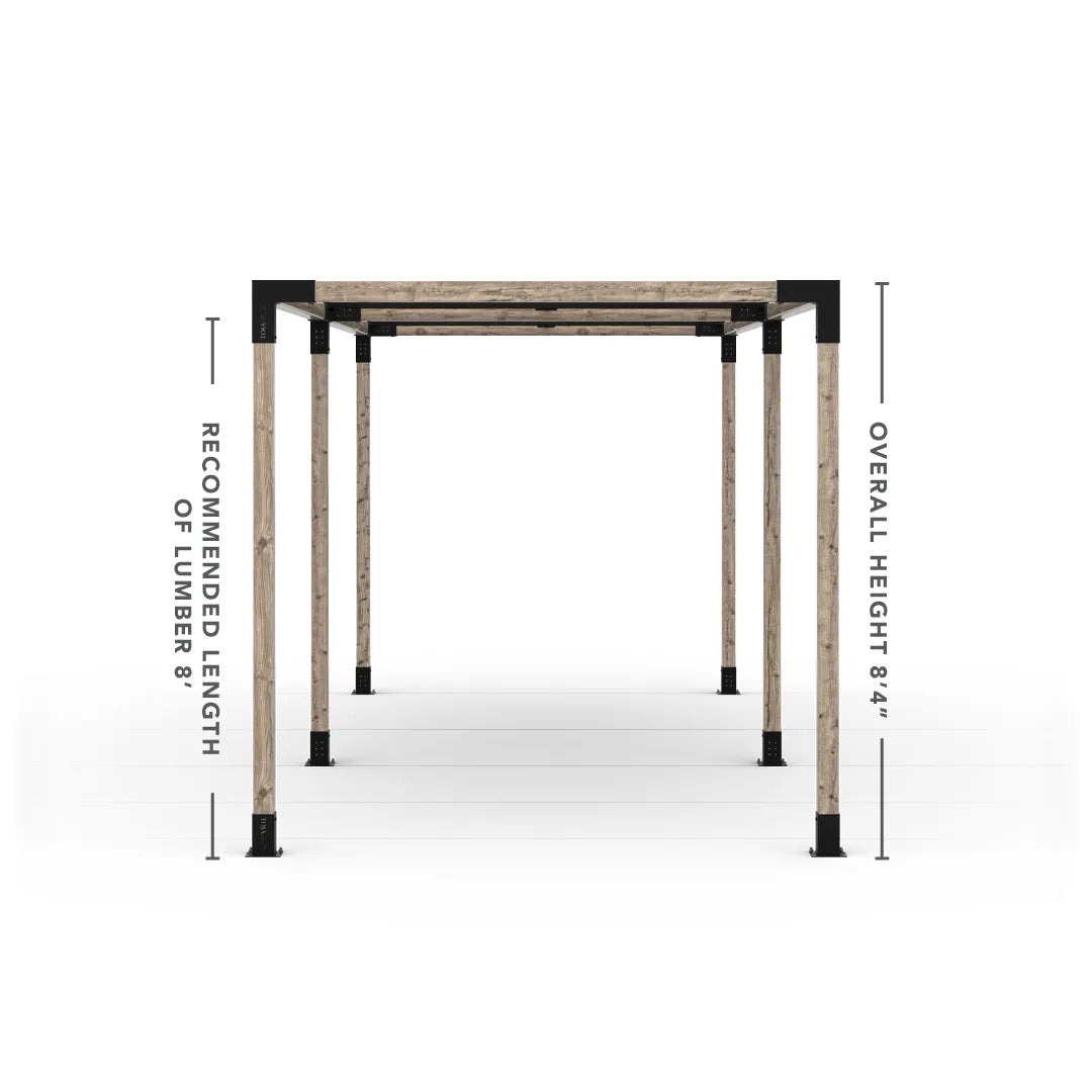 Doppeltes Pergola Kit mit 2 Shade Sail