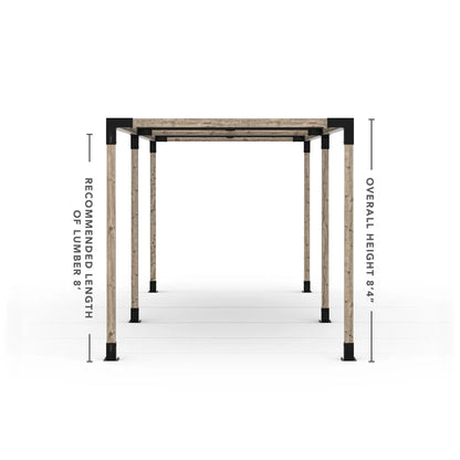 Doppeltes Pergola Kit mit 2 Shade Sail