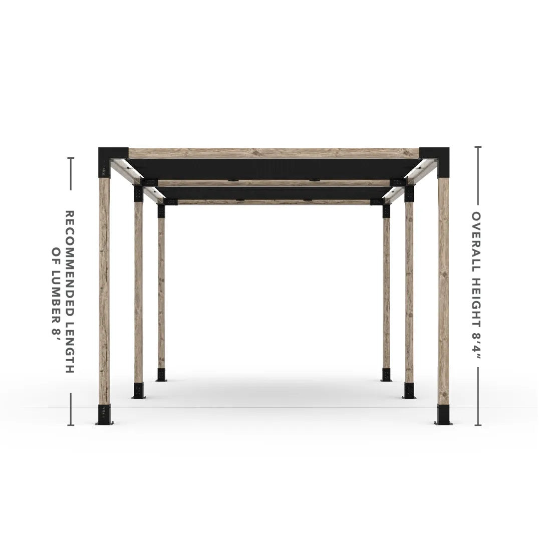 Doppeltes Pergola Kit mit 2 Shade Sail