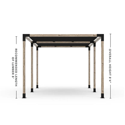 Doppeltes Pergola Kit mit 2 Shade Sail