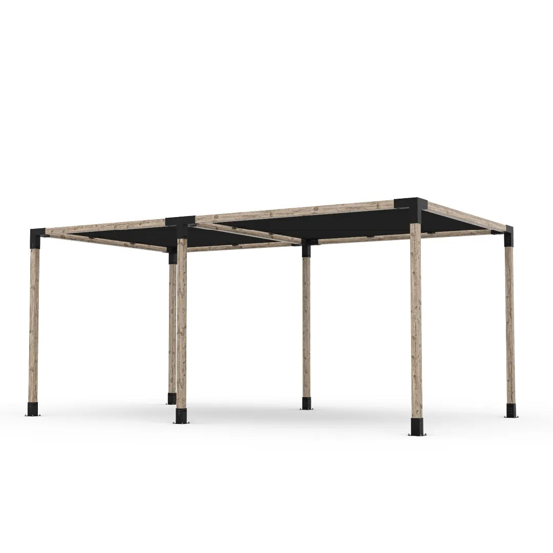 Doppeltes Pergola Kit mit 2 Shade Sail