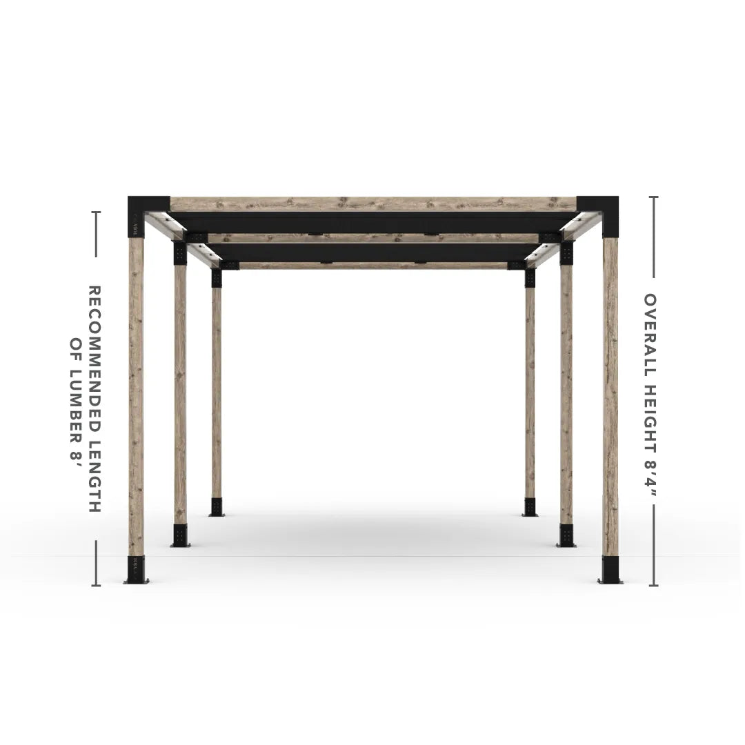 Doppeltes Pergola Kit mit 2 Shade Sail