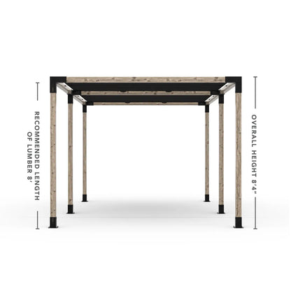 Doppeltes Pergola Kit mit 2 Shade Sail