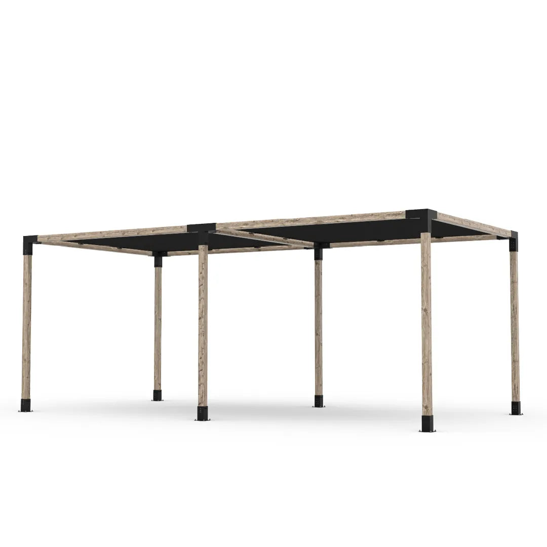 Doppeltes Pergola Kit mit 2 Shade Sail