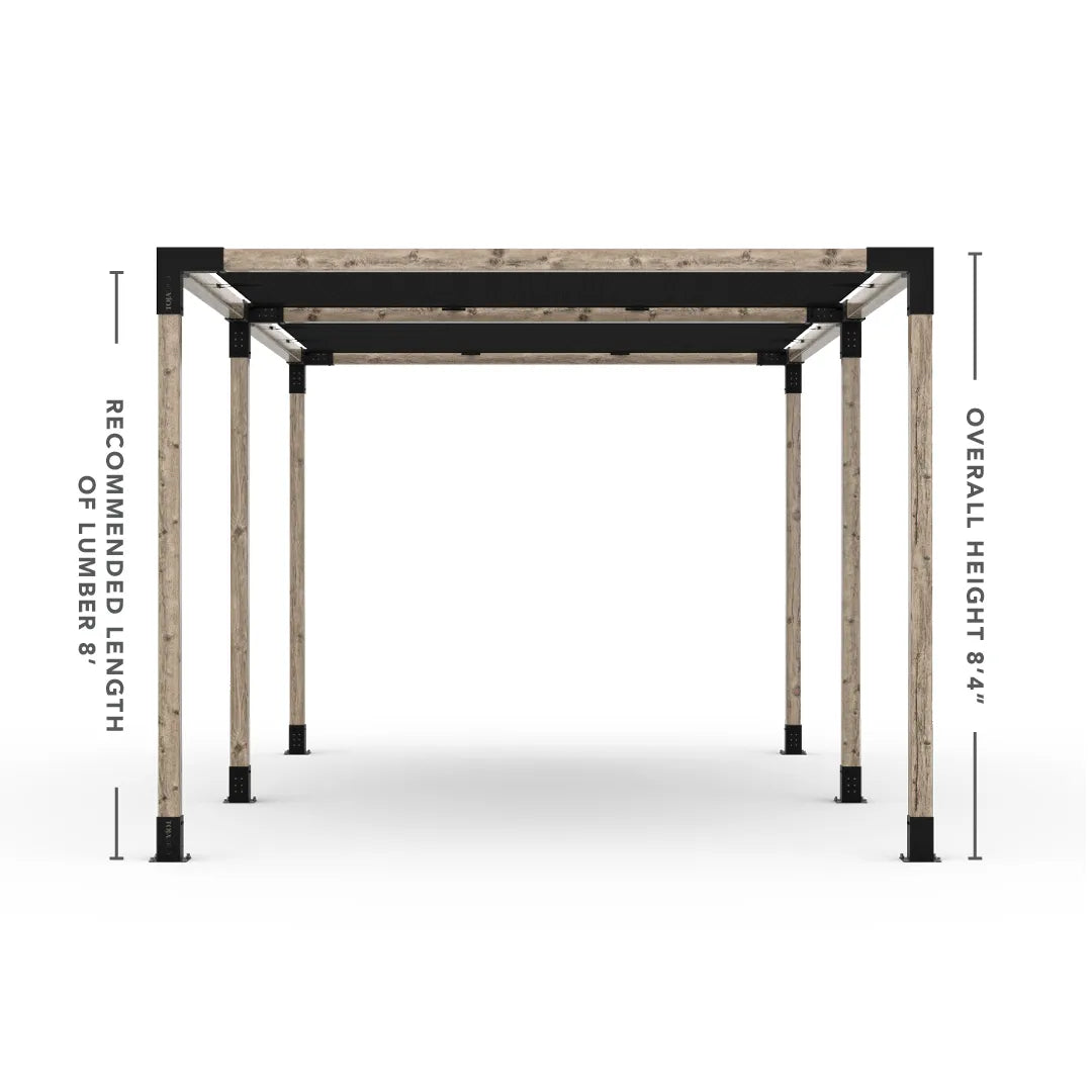 Doppeltes Pergola Kit mit 2 Shade Sail