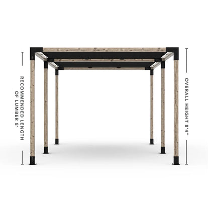Doppeltes Pergola Kit mit 2 Shade Sail