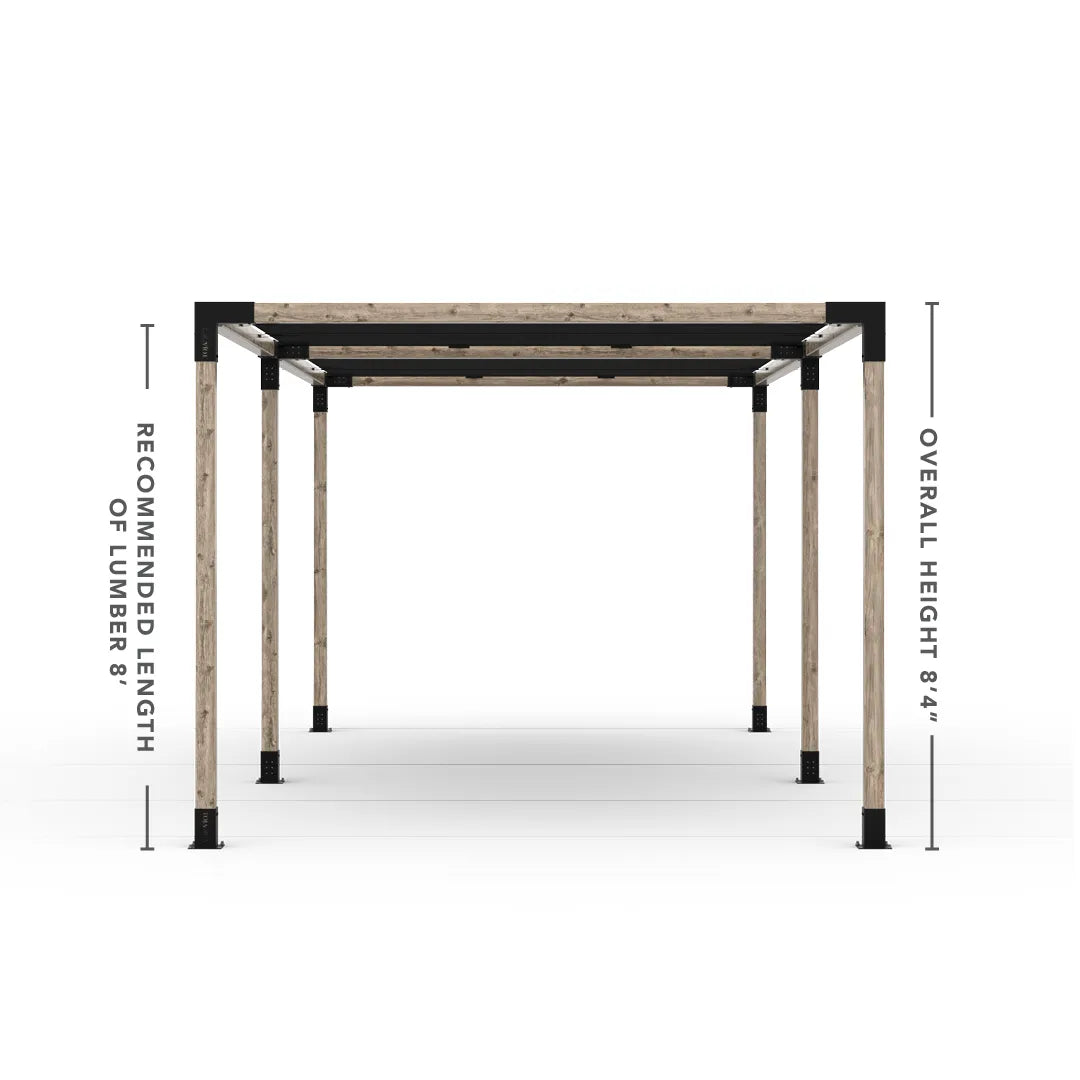 Doppeltes Pergola Kit mit 2 Shade Sail