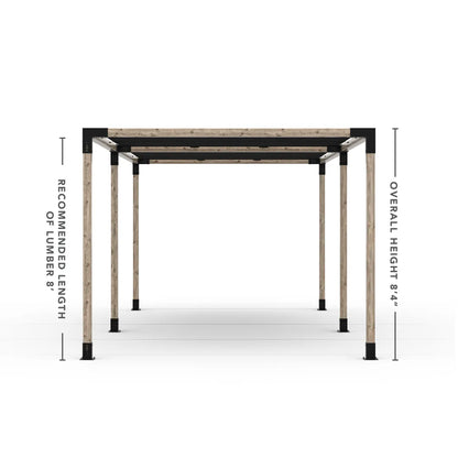 Doppeltes Pergola Kit mit 2 Shade Sail