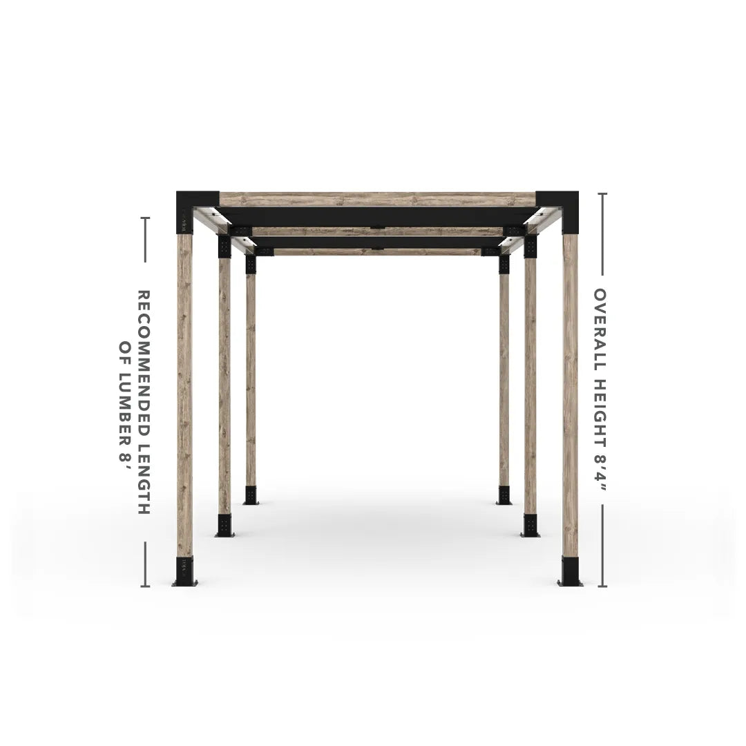 Doppeltes Pergola Kit mit 2 Shade Sail