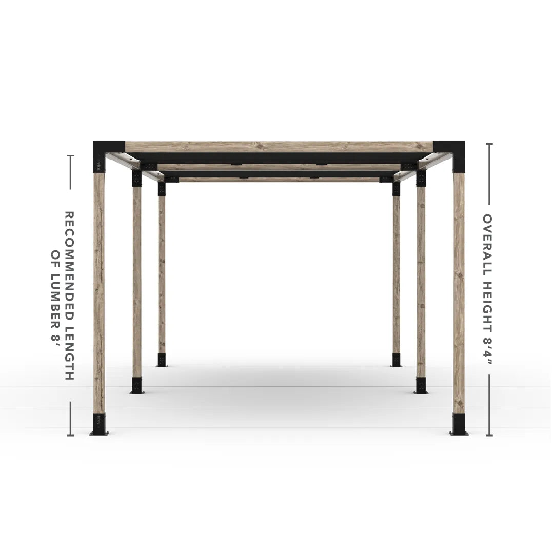 Doppeltes Pergola Kit mit 2 Shade Sail