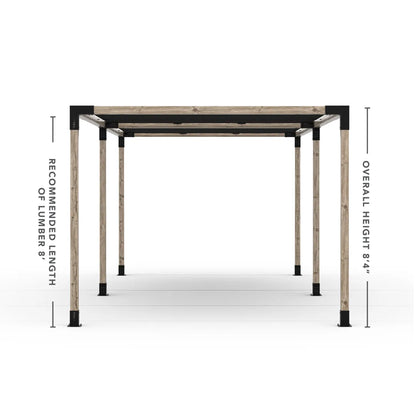 Doppeltes Pergola Kit mit 2 Shade Sail