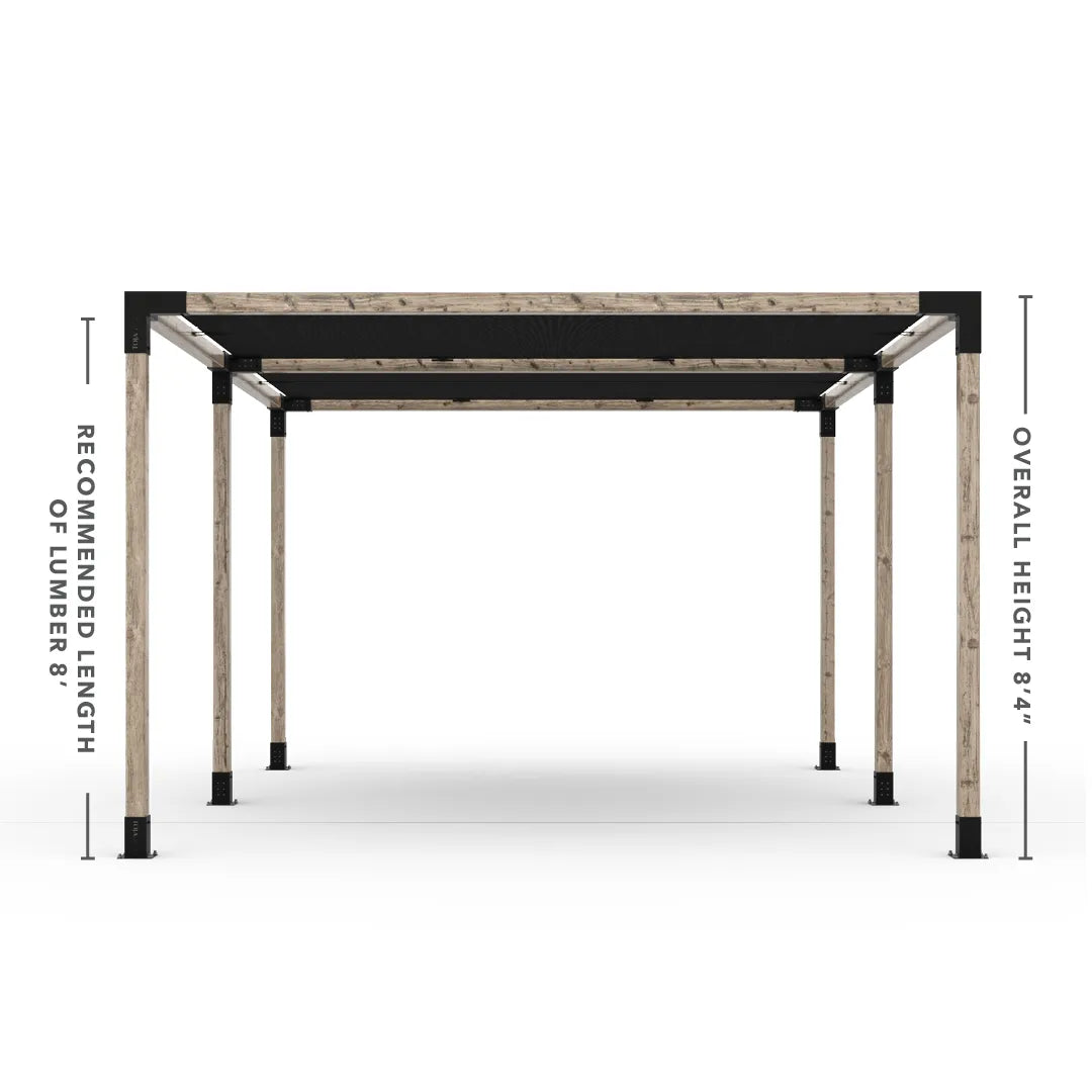 Doppeltes Pergola Kit mit 2 Shade Sail