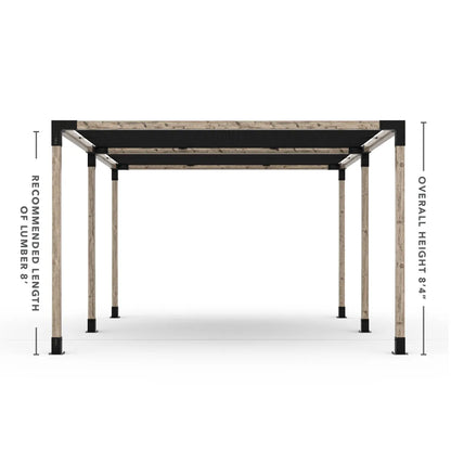 Doppeltes Pergola Kit mit 2 Shade Sail