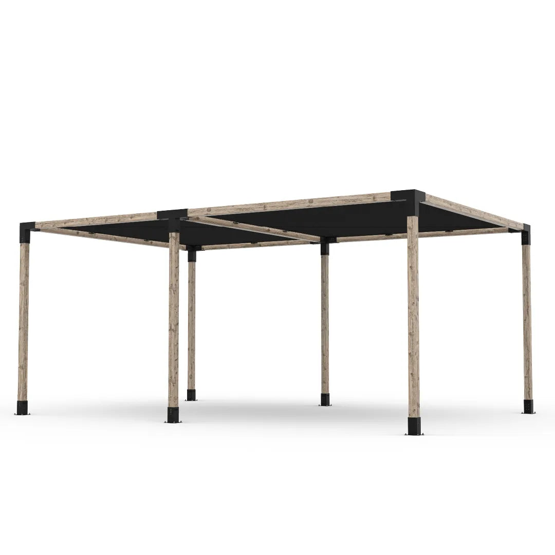 Doppeltes Pergola Kit mit 2 Shade Sail