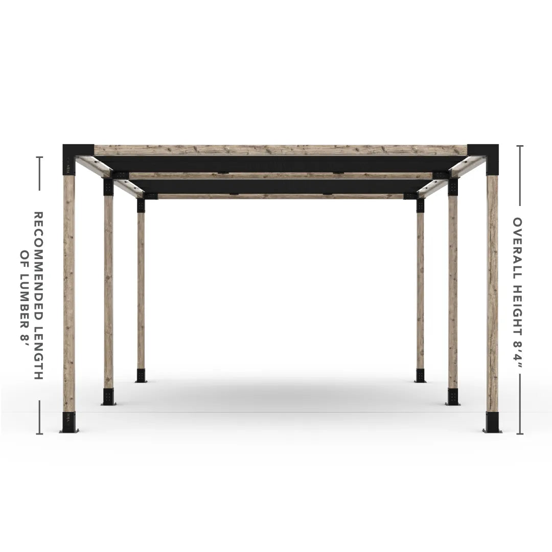 Doppeltes Pergola Kit mit 2 Shade Sail