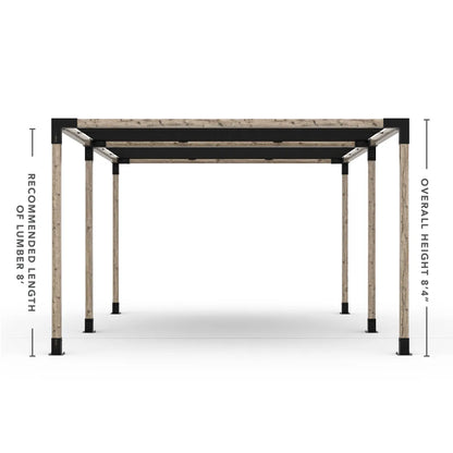 Doppeltes Pergola Kit mit 2 Shade Sail