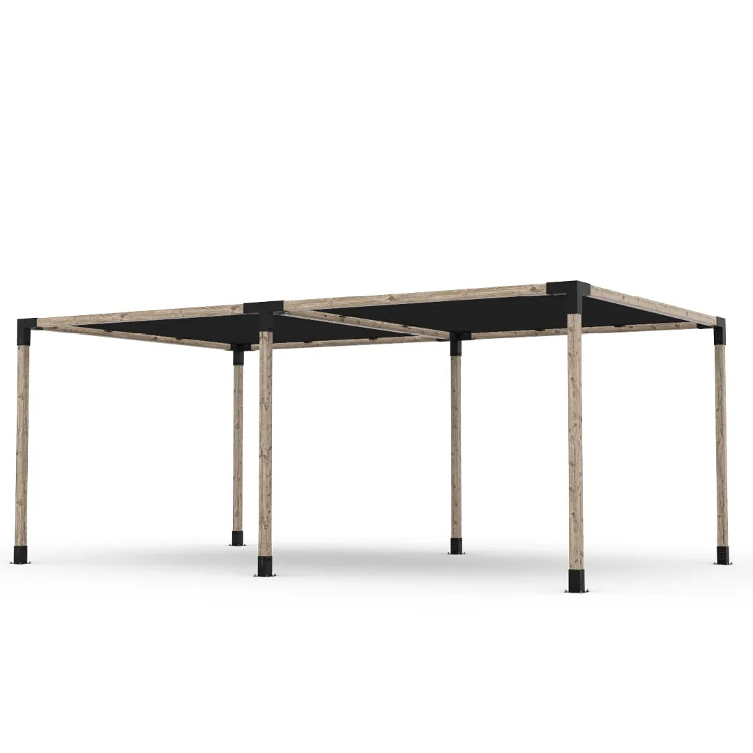 Doppeltes Pergola Kit mit 2 Shade Sail