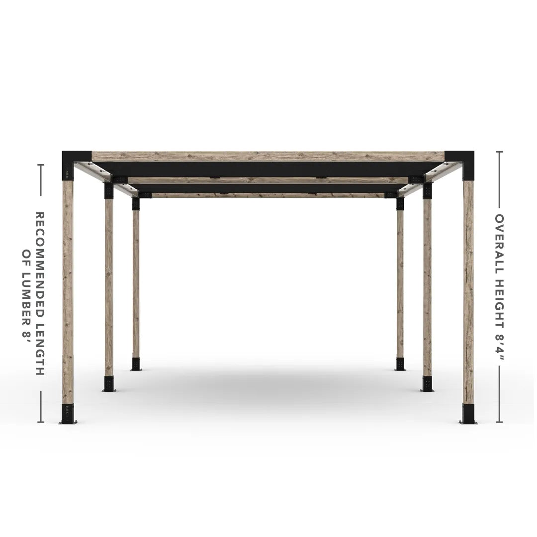 Doppeltes Pergola Kit mit 2 Shade Sail