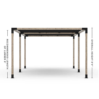 Doppeltes Pergola Kit mit 2 Shade Sail