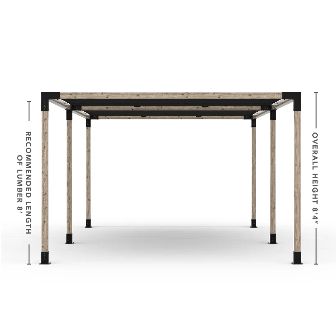 Doppeltes Pergola Kit mit 2 Shade Sail