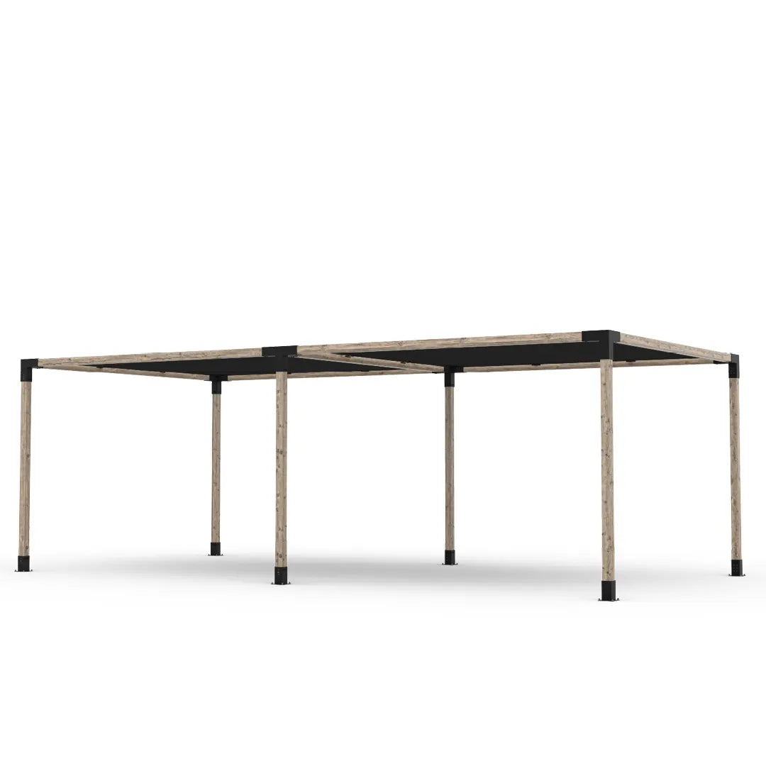 Doppeltes Pergola Kit mit 2 Shade Sail