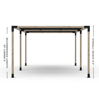 Doppeltes Pergola Kit mit 2 Shade Sail