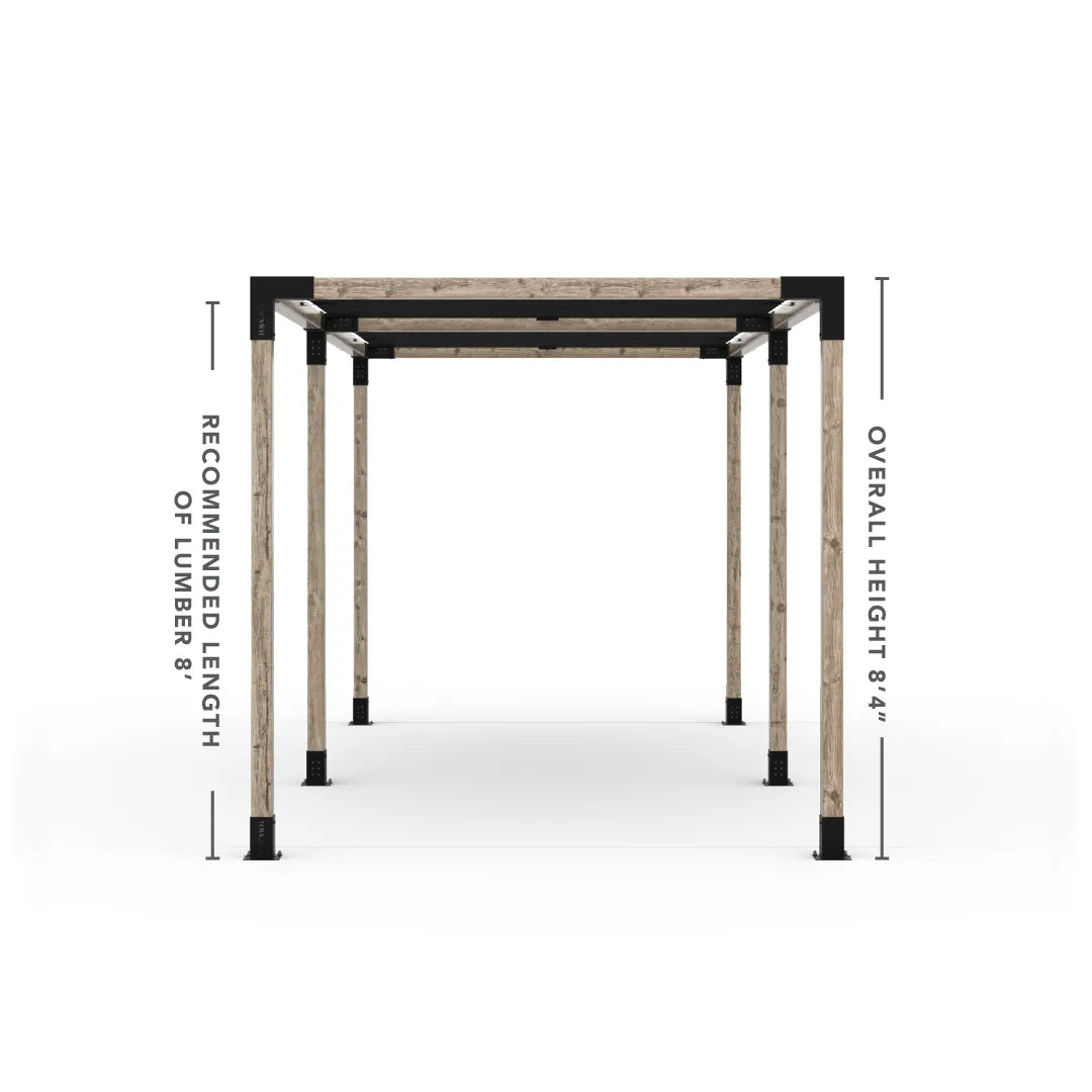 Doppeltes Pergola Kit mit 2 Shade Sail