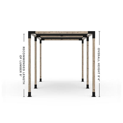 Doppeltes Pergola Kit mit 2 Shade Sail