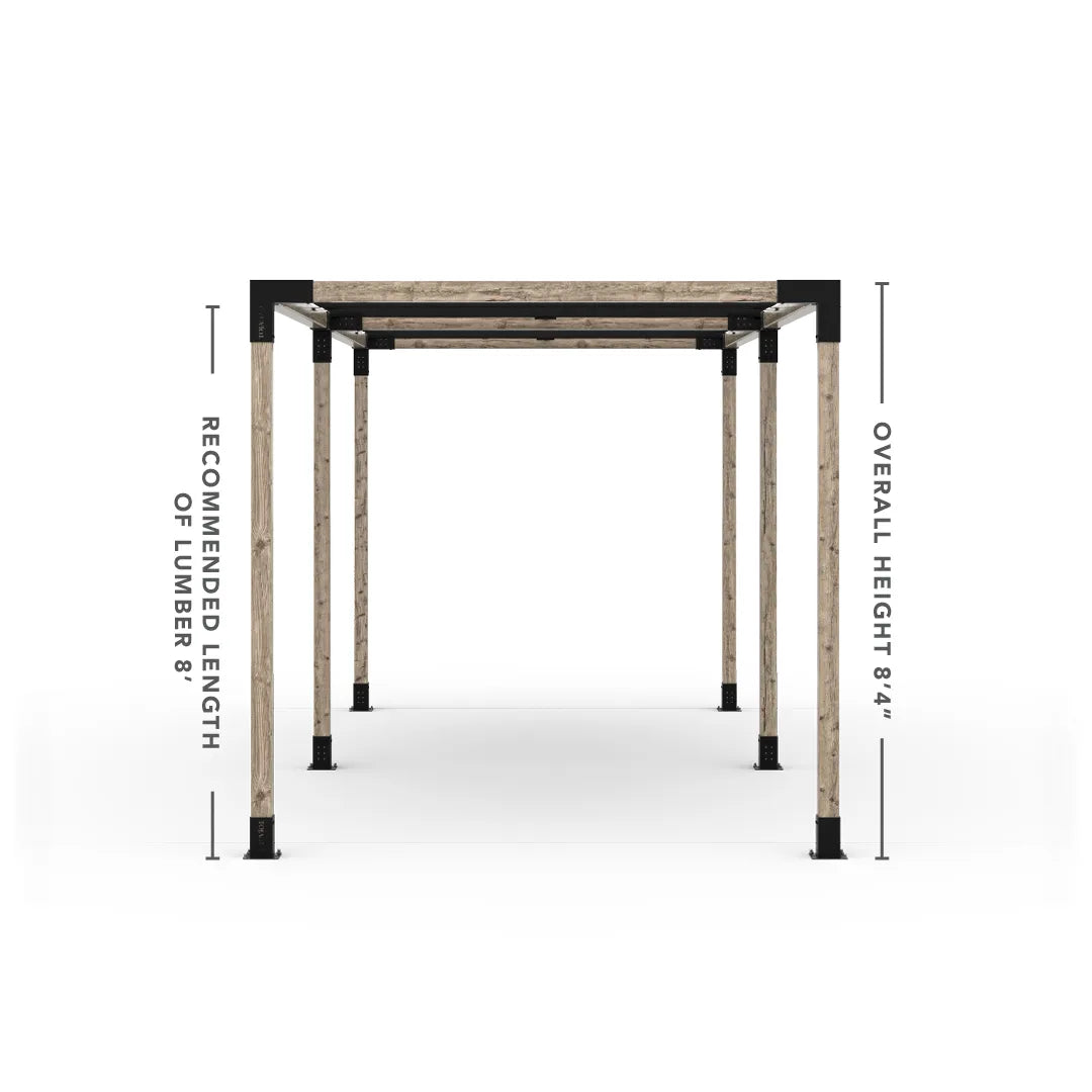 Doppeltes Pergola Kit mit 2 Shade Sail