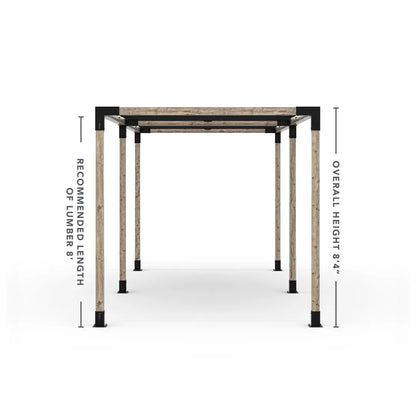 Doppeltes Pergola Kit mit 2 Shade Sail