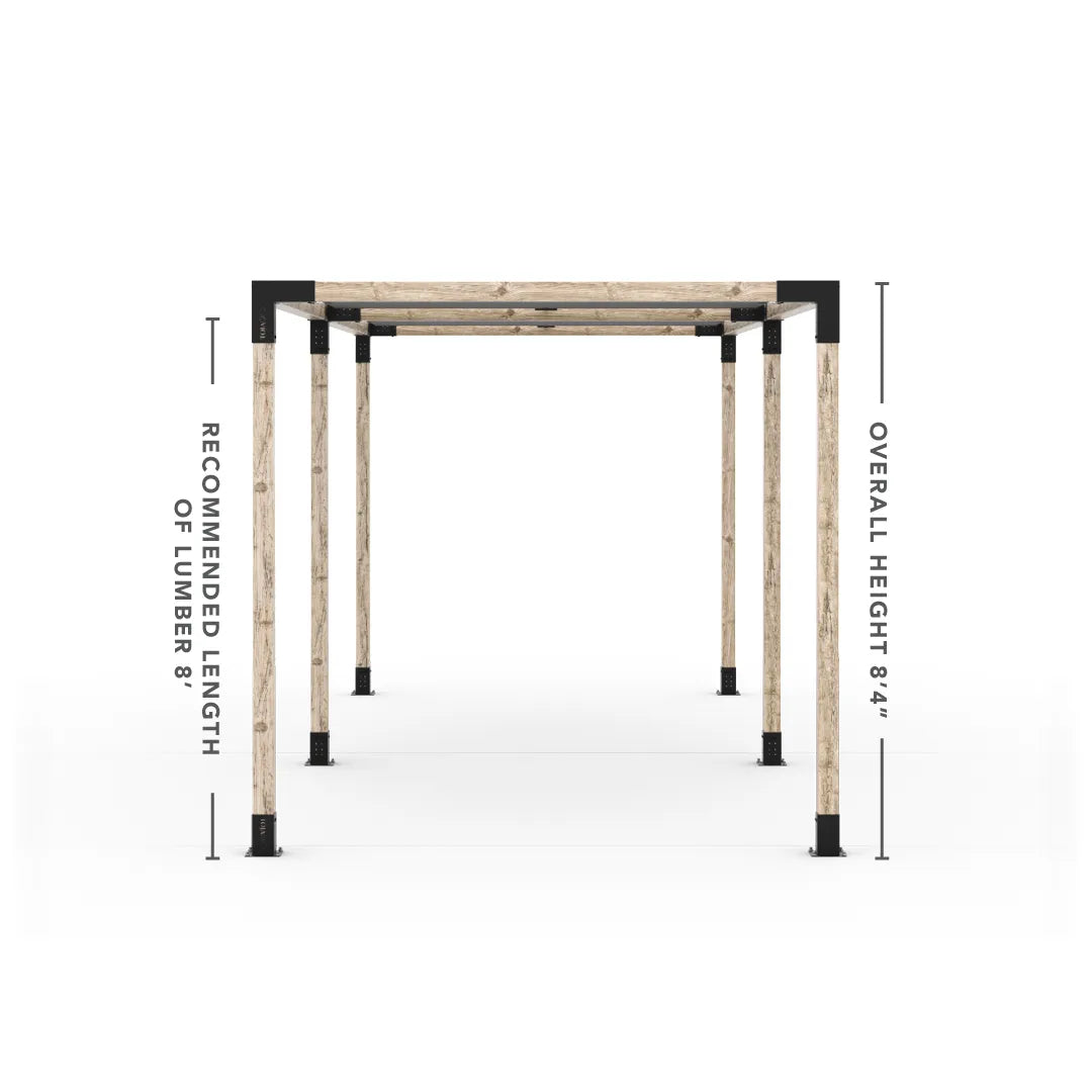 Doppeltes Pergola Kit mit 2 Shade Sail