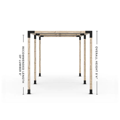 Doppeltes Pergola Kit mit 2 Shade Sail