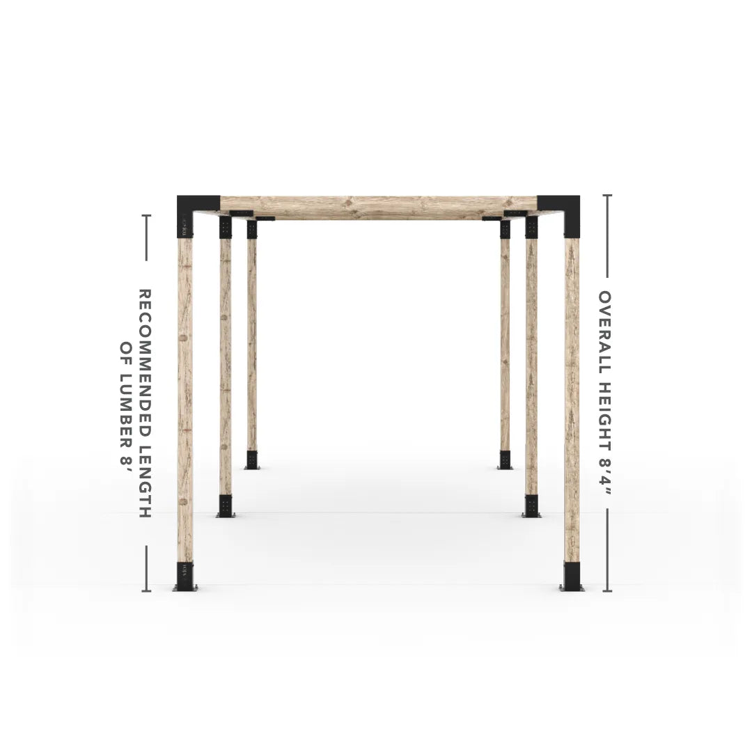Doppeltes Pergola Kit mit 2 Shade Sail