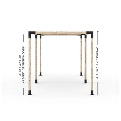 Doppeltes Pergola Kit mit 2 Shade Sail