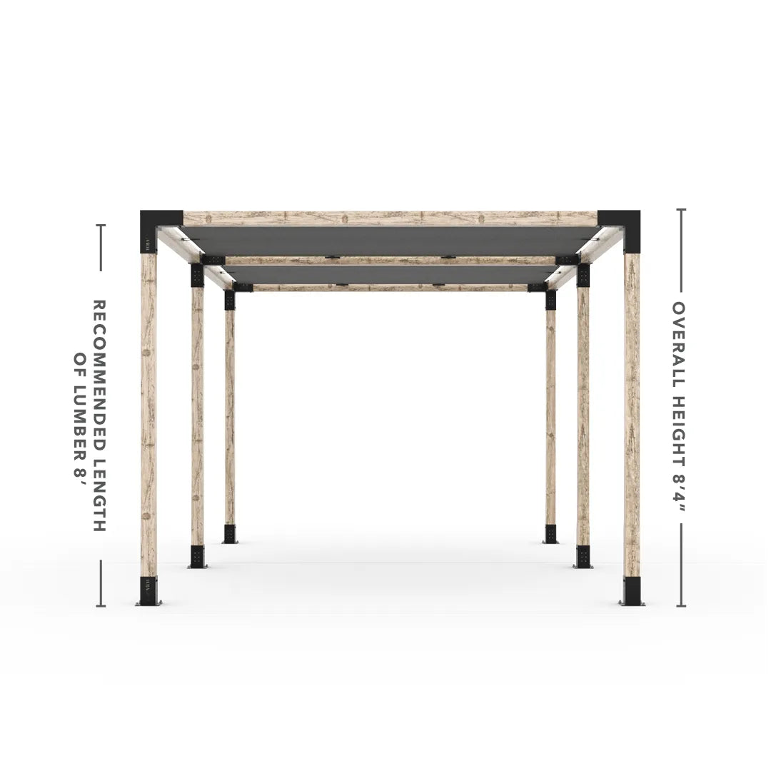 Doppeltes Pergola Kit mit 2 Shade Sail
